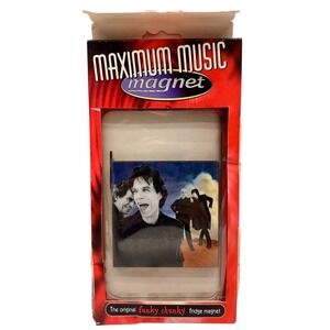 Maximum‎ Music Rolling Stones Refrigerator Magnet 4x4 Inches